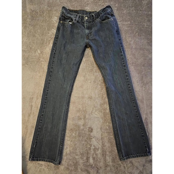 Levi's Other - Levis 527 Slim Bootcut Jeans Mens 32x34 Dark Wash Denim Blue